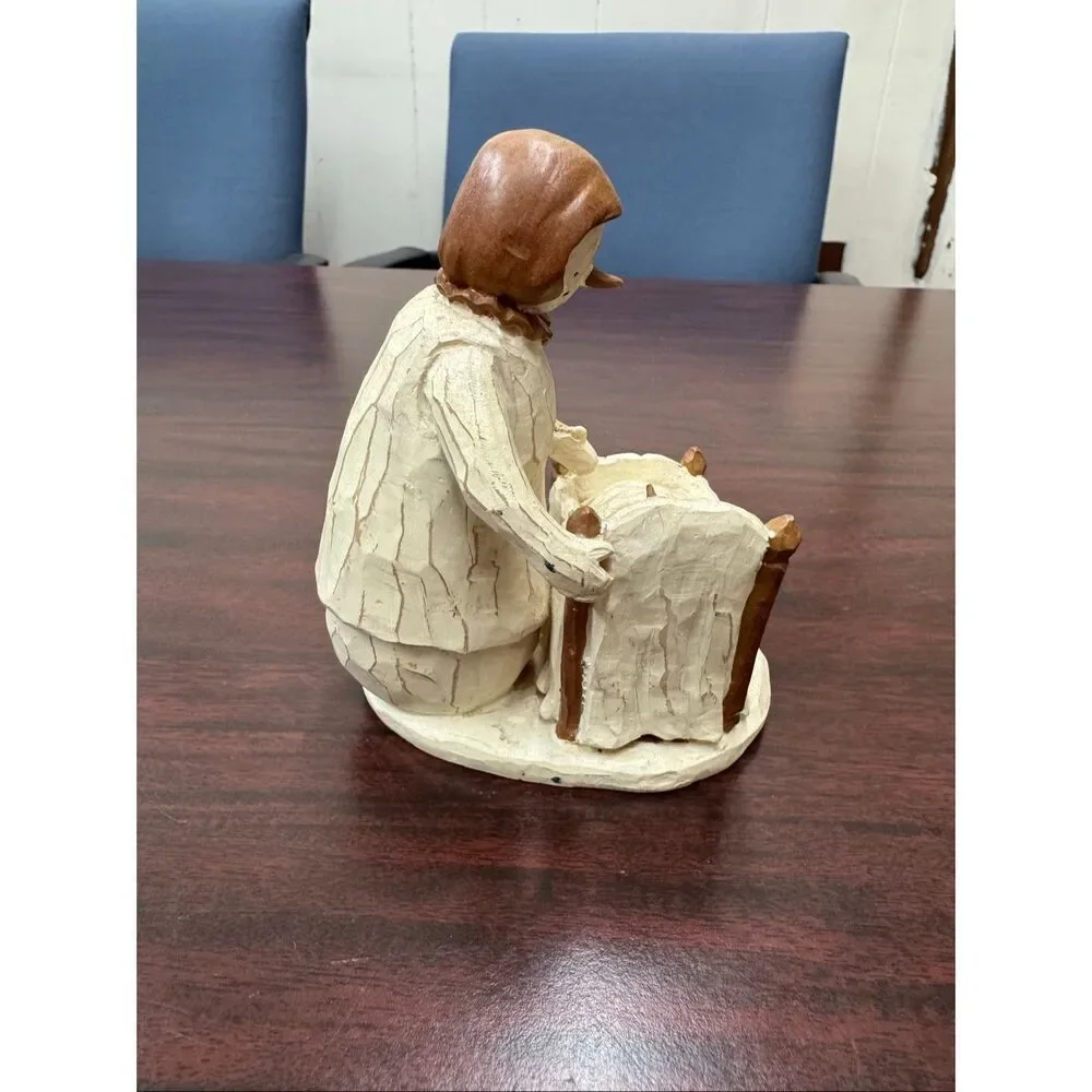 Flurryville Snowmen Figure-Mother with Infant Baby